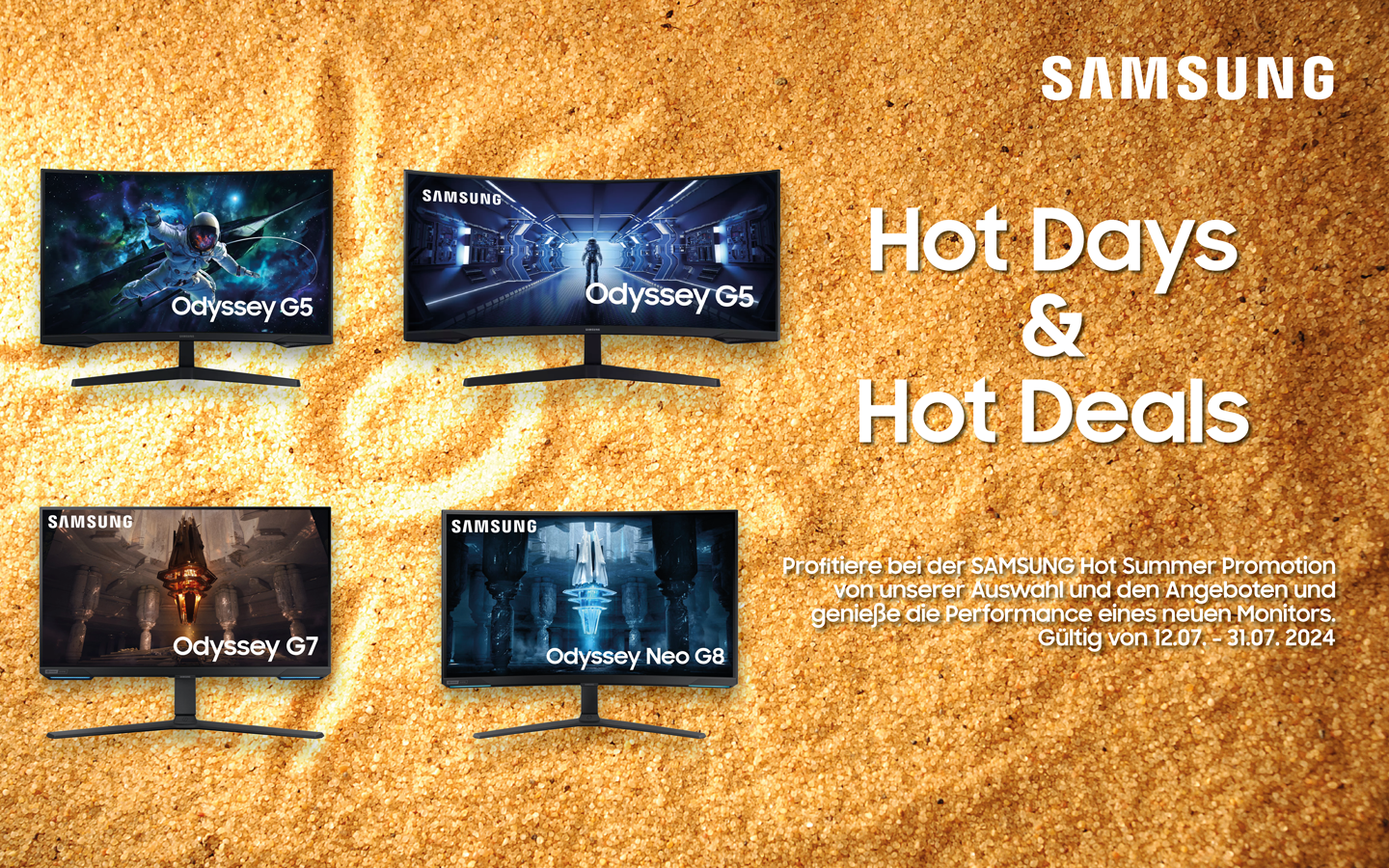 Samsung Monitore Hot Summer Deals 2024