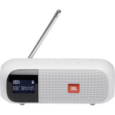 JBL Tuner2, Bluetooth-Lautsprecher mit Radio, wei?