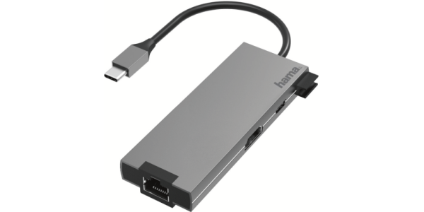 Hama USB-C-Hub, Multiport, 5 Ports, 2x USB-A, USB-C, HDMI,