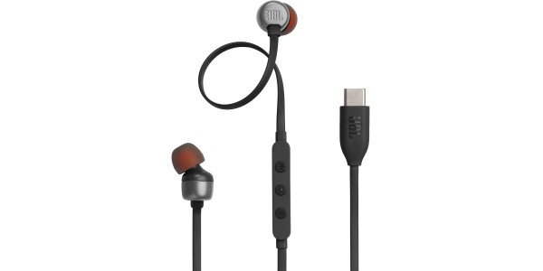 JBL TUNE310C, kabelgebundener USB-C In-Ear Kopfhörer, schwarz