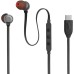 JBL TUNE310C, kabelgebundener USB-C In-Ear Kopfhörer, schwarz